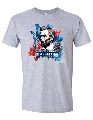 President's Day Hockey Tournament Short Sleeve Grey Tee *Pickup at tournament*