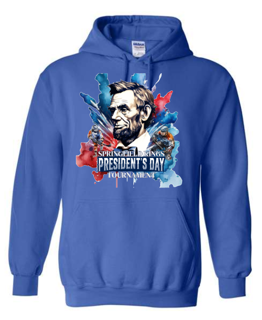 President's Day Hockey Tournament Blue Hoodie *Pickup at tournament*