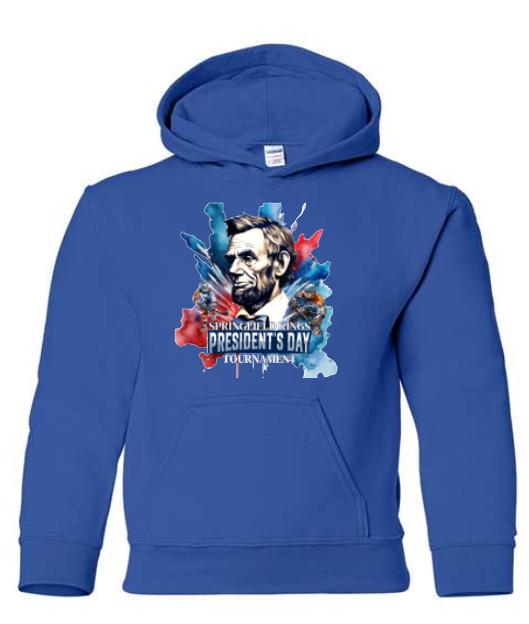 President's Day Hockey Tournament Blue Hoodie *Pickup at tournament*