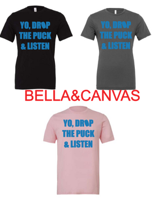 Yo, Drop the Puck and Listen Design Youth